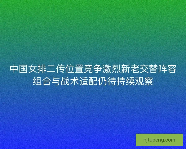 中国女排二传位置竞争激烈新老交替阵容组合与战术适配仍待持续观察