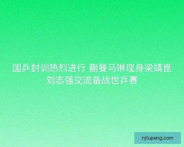国乒封训热烈进行 蒯曼马琳现身梁靖崑刘志强交流备战世乒赛